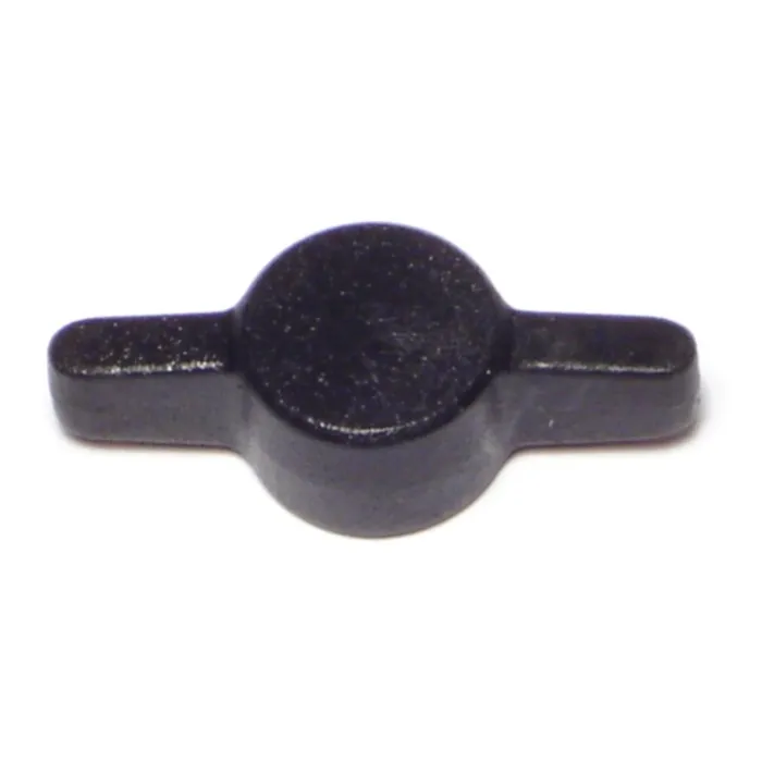 Midwest Fastener Tee Thumb Knob, 1/4 Black