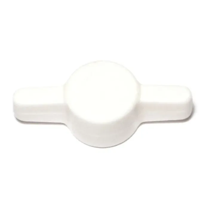 Midwest Fastener Tee Thumb Knob, 1/4 White