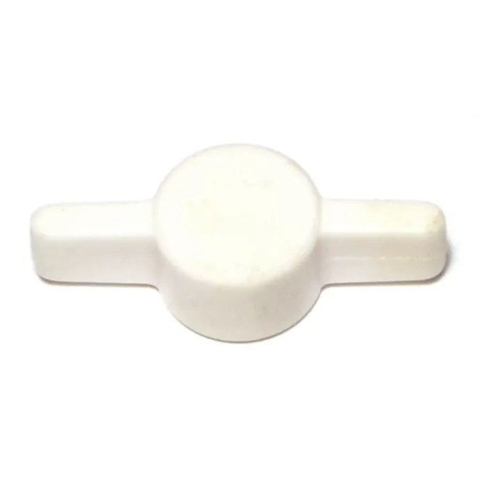Midwest Fastener Tee Thumb Knob, 5/16 White