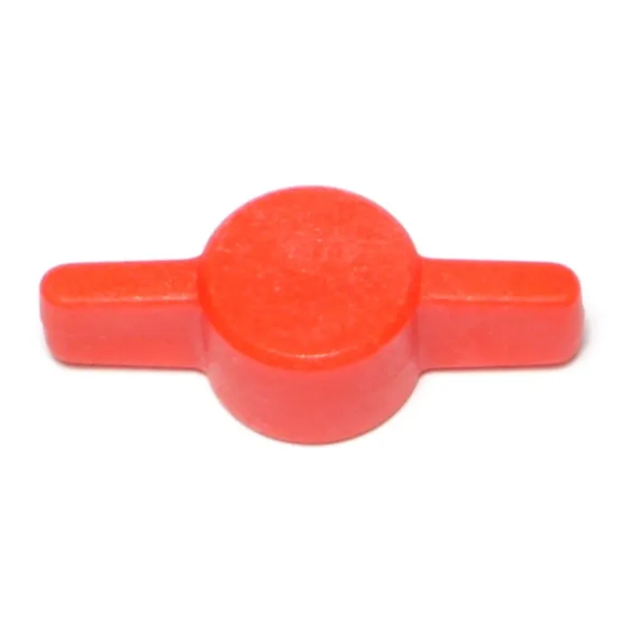 Midwest Fastener Tee Thumb Knob, 5/16 Red