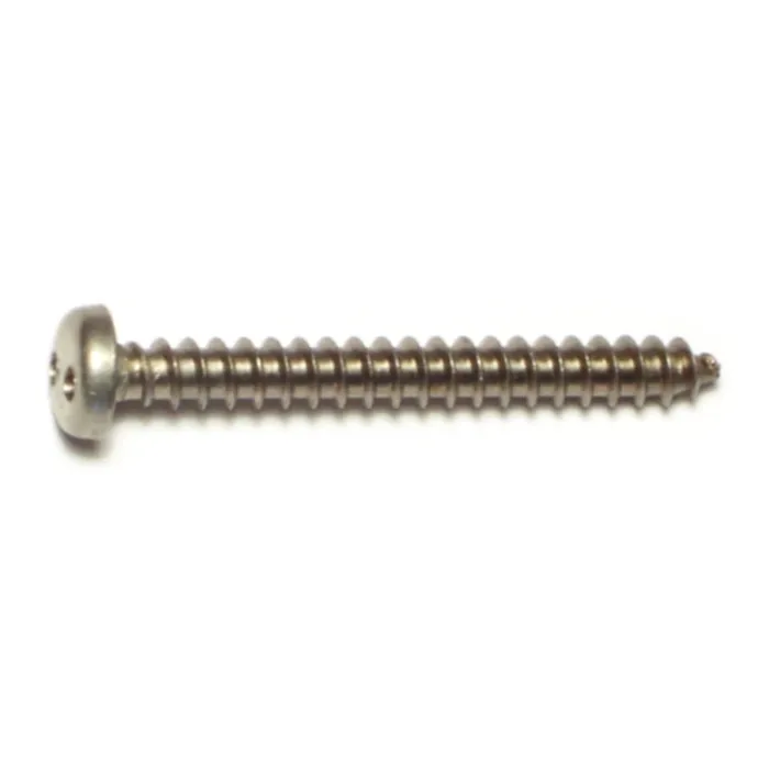 #8 x 1-1/2" Security Head, Sheet Metal Screw, Stainless Steel 