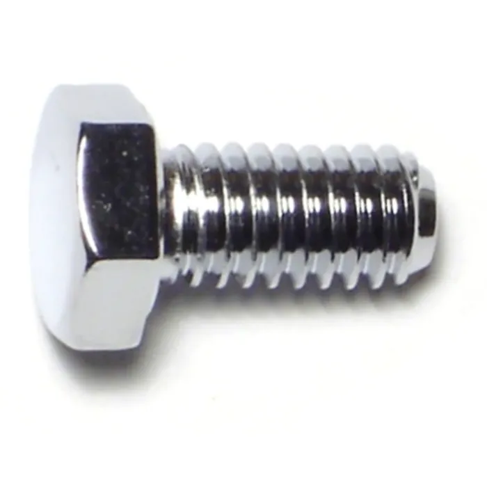 5/16"-18 x 5/8" Hex Cap Screw, Coarse Thread, Chrome 