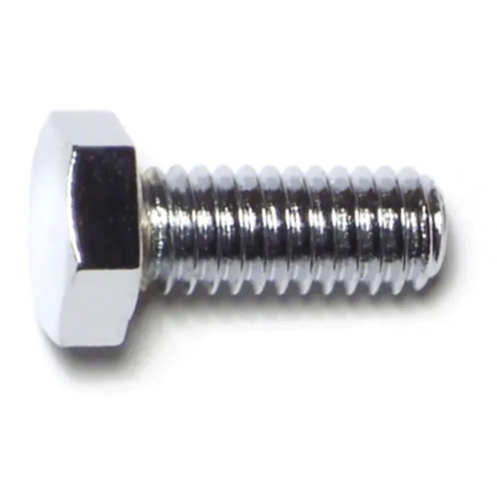 5/16"-18 x 3/4" Hex Cap Screw, Coarse Thread, Chrome 