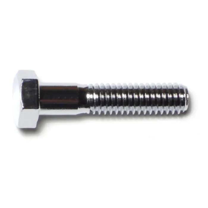 5/16"-18 x 1-1/2" Hex Cap Screw, Coarse Thread, Chrome 