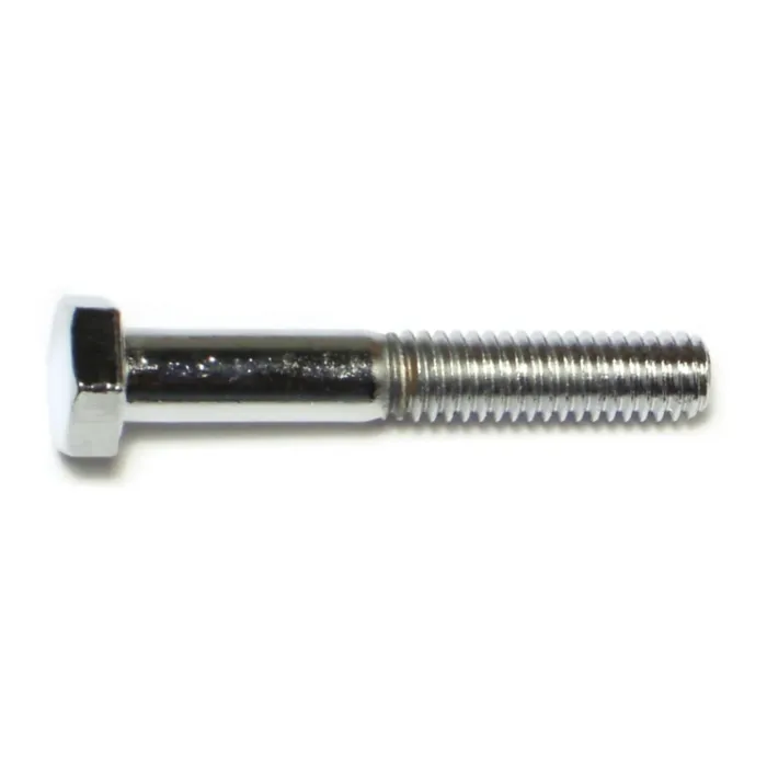 5/16"-18 x 2" Hex Cap Screw, Coarse Thread, Chrome 