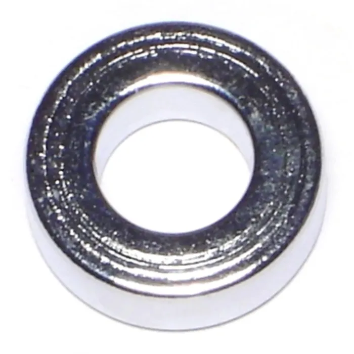 Midwest Fastener Stl Spacer Chrm, 3/8 x 1/4