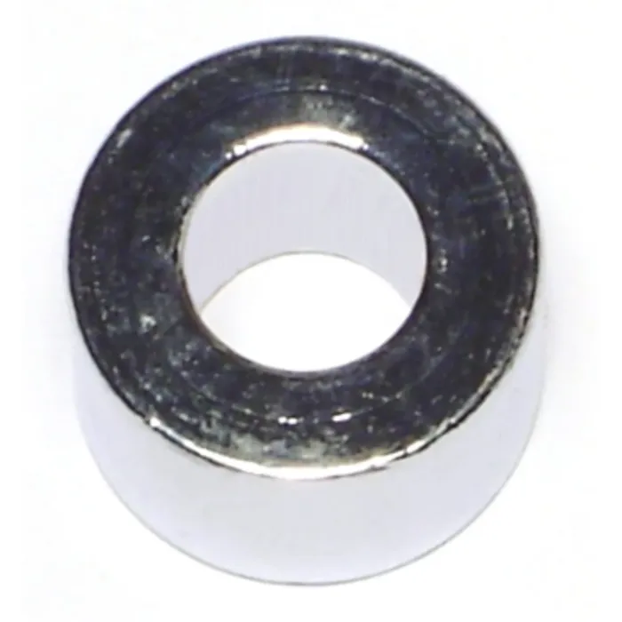 Midwest Fastener Stl Spacer Chrm, 3/8 x 1/2