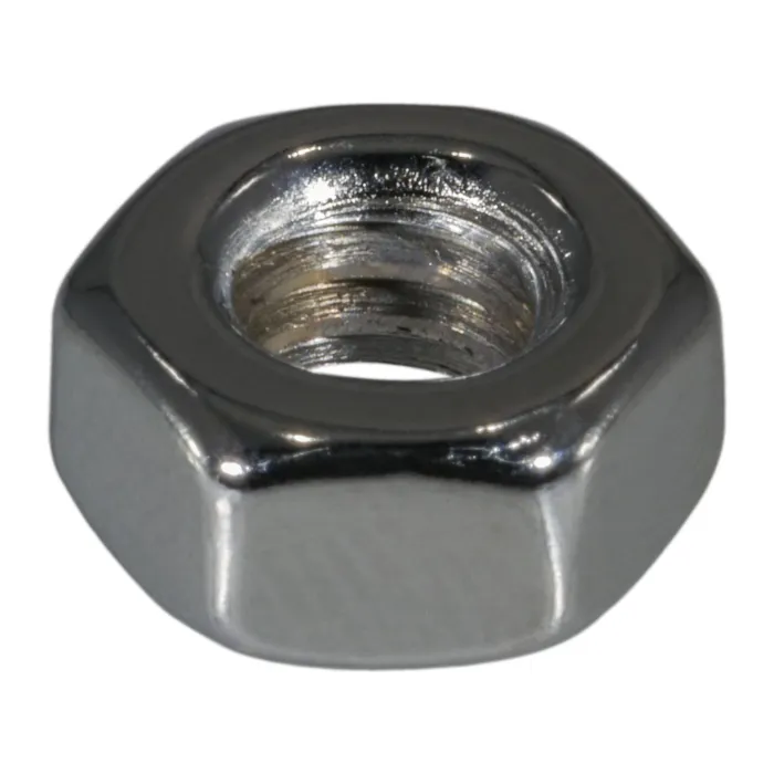 1/4"-20 Hex Nut, Coarse Thread, Chrome