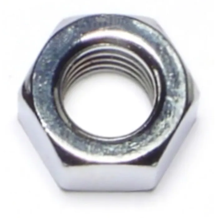 3/8"-16 Hex Nut, Coarse Thread, Chrome
