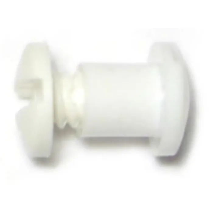 Screw Post with Screw (Nylon - White) 1/4 in. 