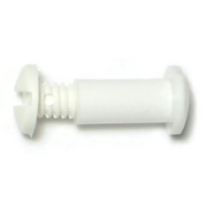 Screw Post with Screw (Nylon - White) 1/2 in. 