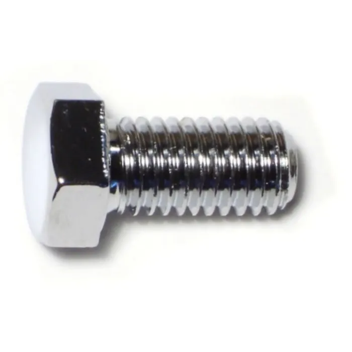 1/2"-13 x 1" Hex Cap Screw, Coarse Thread, Chrome 