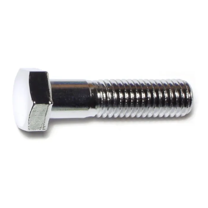 1/2"-13 x 2" Hex Cap Screw, Coarse Thread, Chrome 
