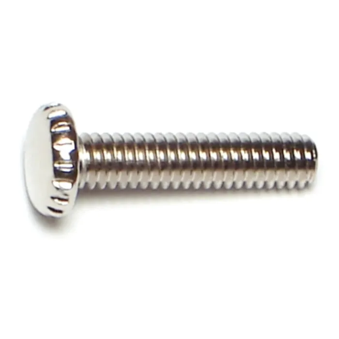 Midwest Fastener Knurled Scr Nckl, 8-32 x 3/4