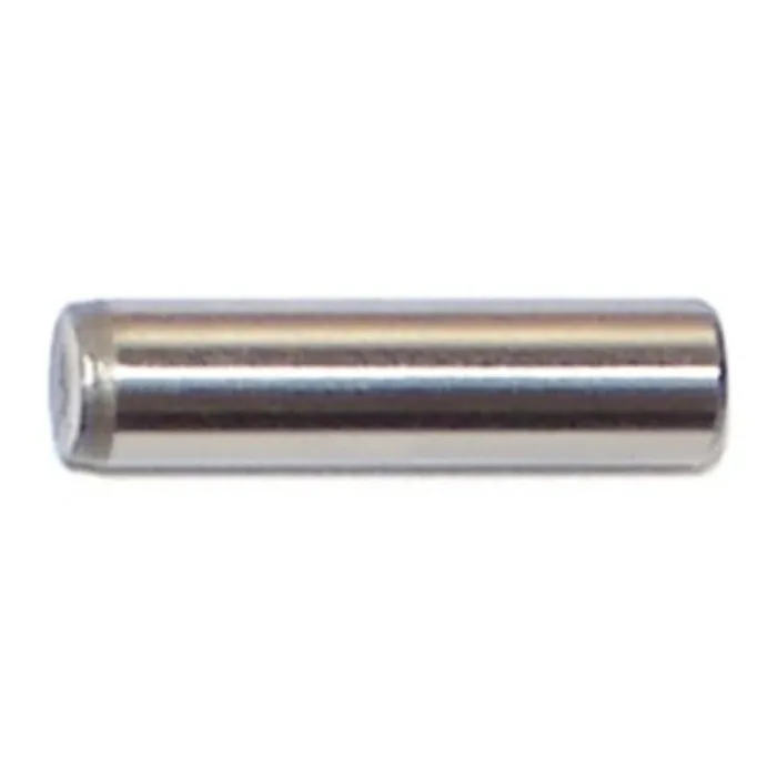 Midwest Fastener Metal Dowel Pin, 1/8 x 1/2