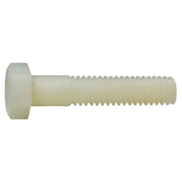 Midwest Fastener 5/16"-18 x 1-1/2" Hex Head Bolt, Coarse Thread, White