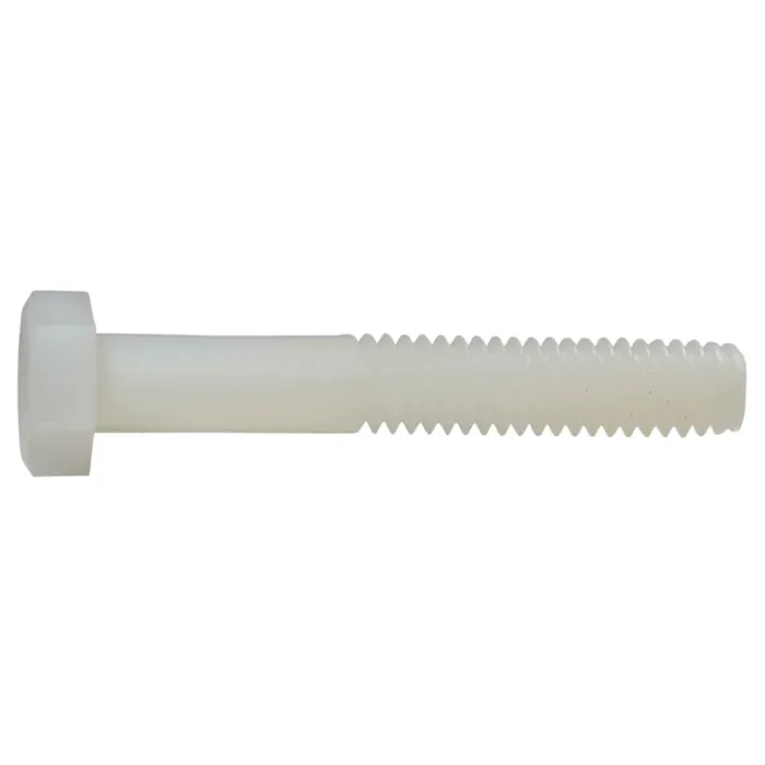 Midwest Fastener 5/16"-18 x 2" Hex Head Bolt, Coarse Thread, White