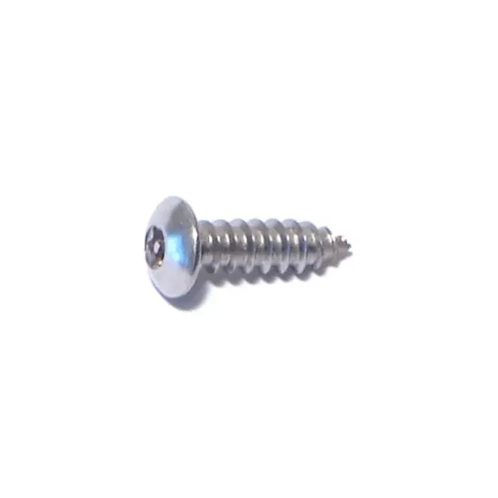 Midwest Fastener #14 x 1" Security Star Drive Sheet Metal Screw - Stainless Steel