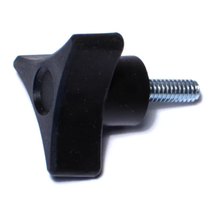 Midwest Fastener Male 3-Prng Knob, 1/4-20 x 1-3/4