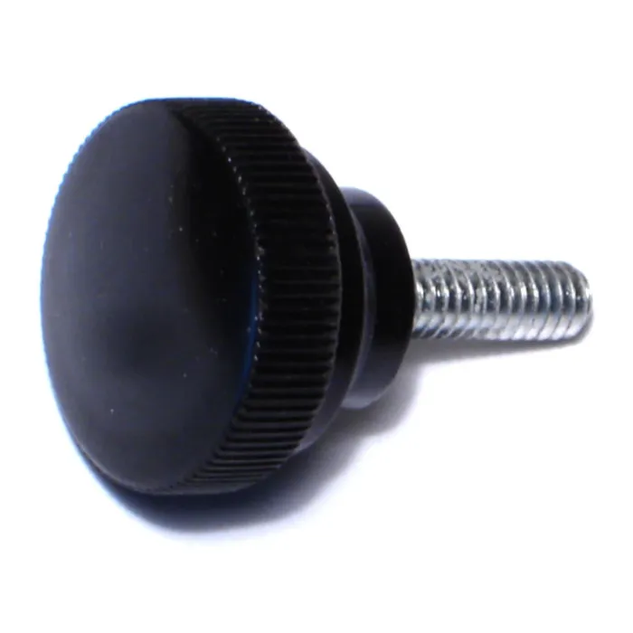 Midwest Fastener Male Knurld Knob, 8-32 x 3/4