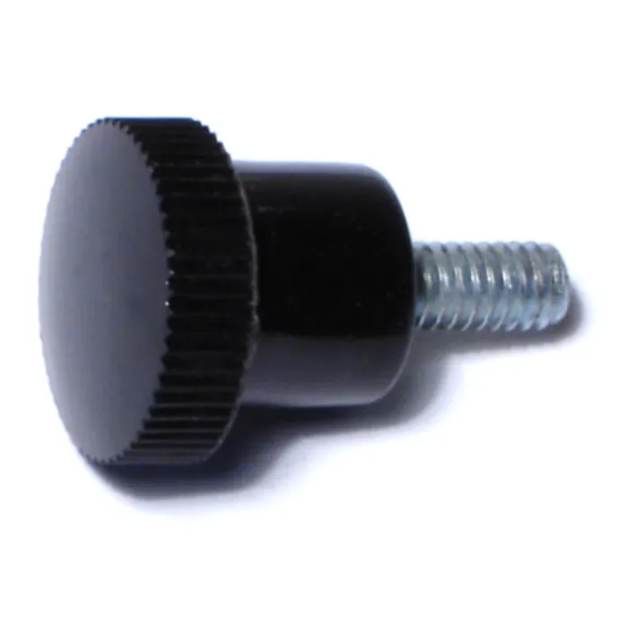 Midwest Fastener Male Knurld Knob, 8-32 x 5/8