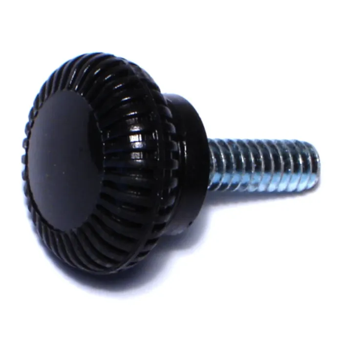 Midwest Fastener Male Knurld Knob, 10-24 x 13/16