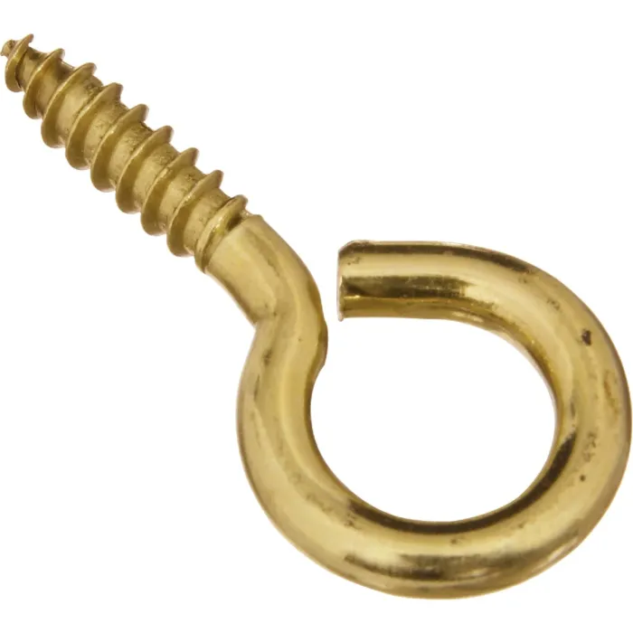 National Hardware Screw Eye (Brass - 3 pk) 1-5/8 in.