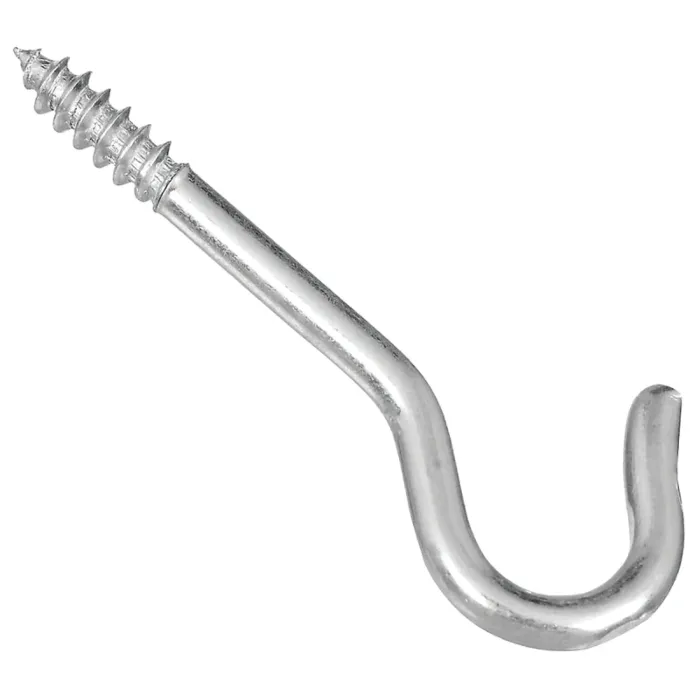 National Hardware V2040 N120-626 Ceiling Hook, 25 lb Working Load, #10, Steel, Zinc