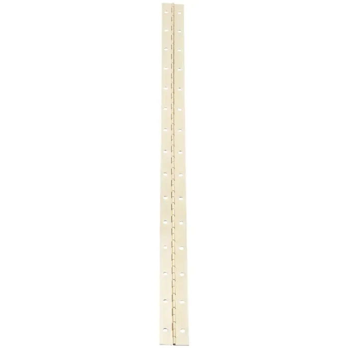 National Hardware Steel 1-1/2 In. x 30 In. Bright Brass Continuous Hinge