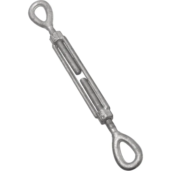 1/2" x 6" Eye To Eye Turnbuckle, Galvanized