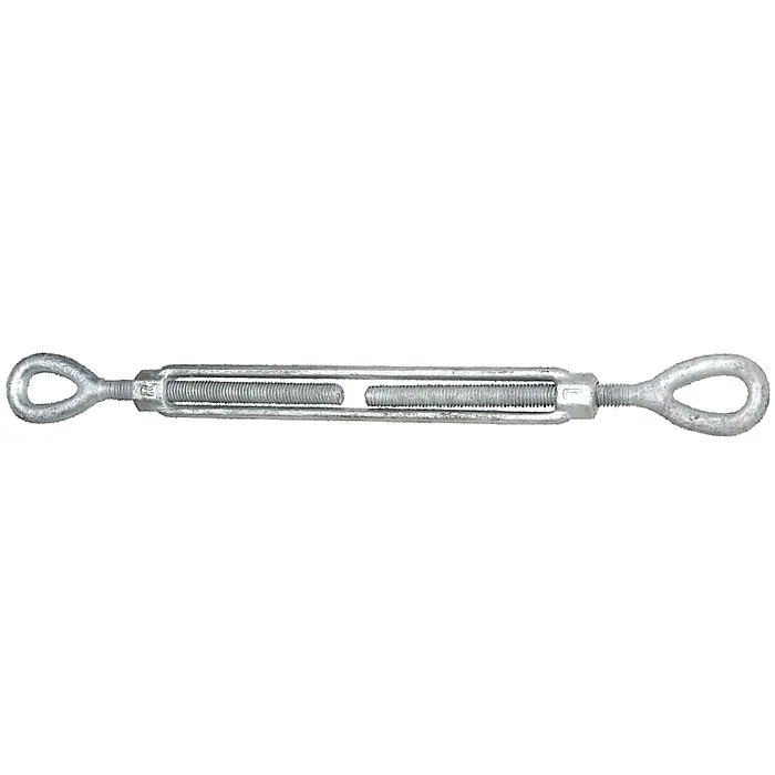 1/2" x 9" Eye To Eye Turnbuckle, Galvanized