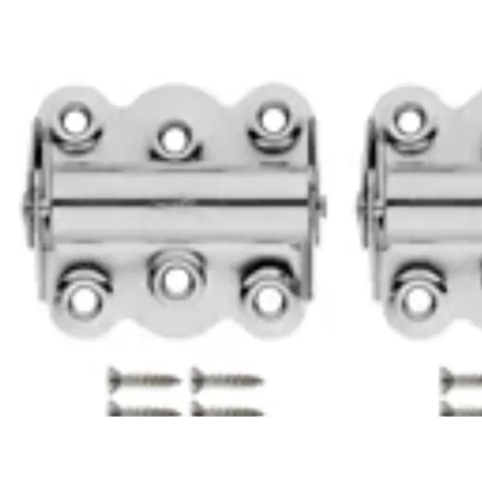 National Hardware SS Door Spring Hinge (2pk) 2-3/4 in.