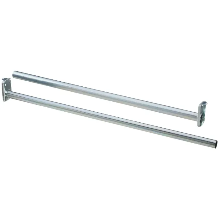 National Hardware 48 In. To 72 In. Adjustable Closet Rod, Bright Steel