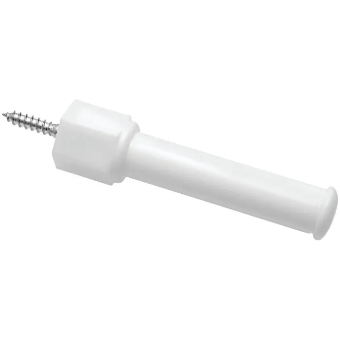 National 3-1/4 In. White Soft Jamb Door Stop (2-Pack)