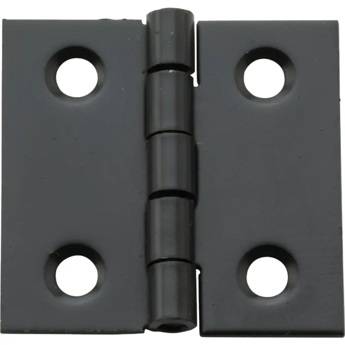 National Hardware 1 In. X 1 In. Oil Rubbed Bronze Broad Hinge (4-Pack)