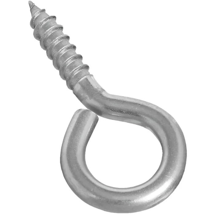 National Hardware Screw Eye (Stainless Steel) .225, #4x 2-3/16