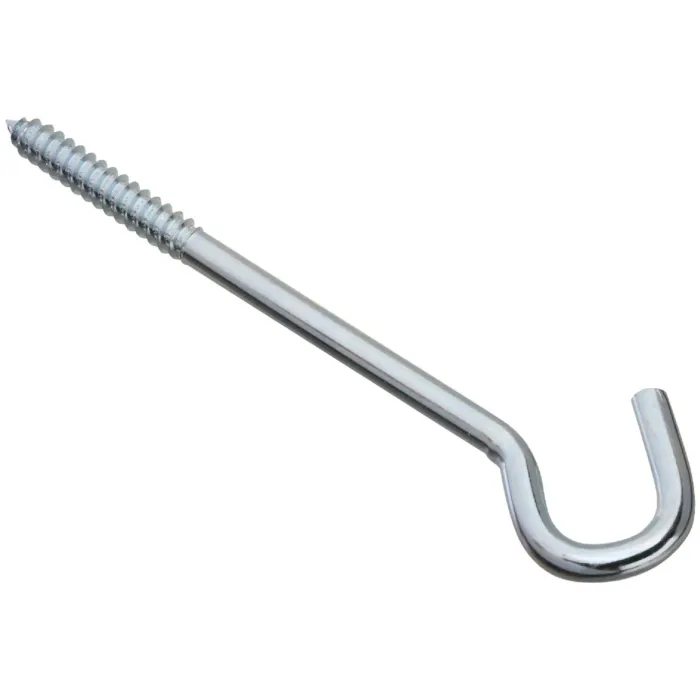 National Hardware Screw Hook (Zinc) 3/8x 8