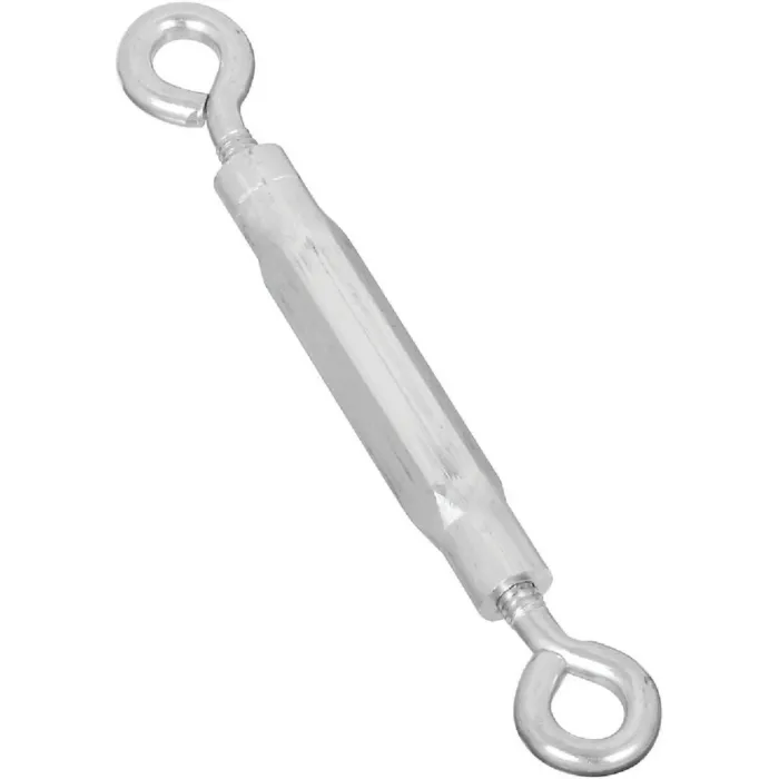 National Hardware 7/32" x 6-1/2" Eye To Eye Turnbuckle, Zinc/Aluminum