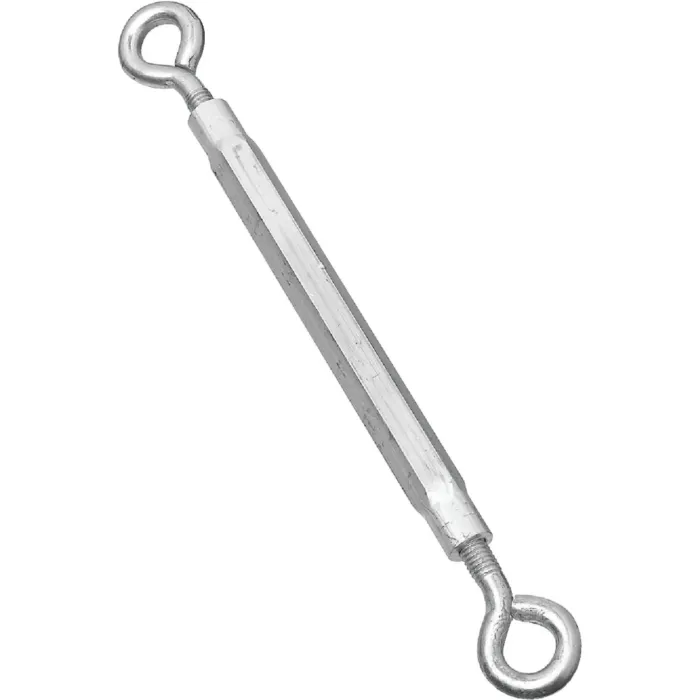 National Hardware 3/8" x 16" Eye To Eye Turnbuckle, Zinc/Aluminum