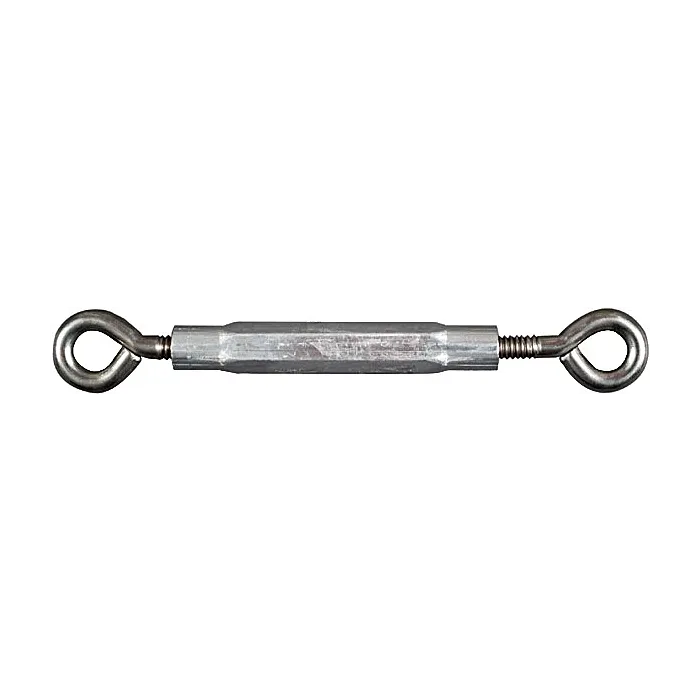 National Hardware 1/4" x 7-1/2" Eye To Eye Turnbuckle, Stainless Steel/ Aluminum