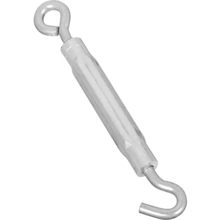 National Hardware 3/16" x 5-1/2" Hook To Eye Turnbuckle, Zinc/Aluminum