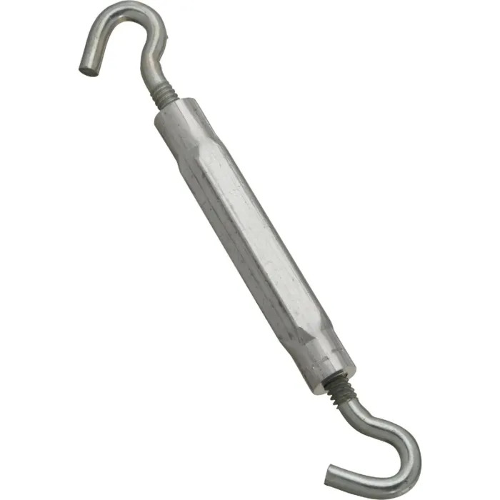 National Hardware 3/16" x 5-1/2" Hook To Hook Turnbuckle, Zinc/Aluminum