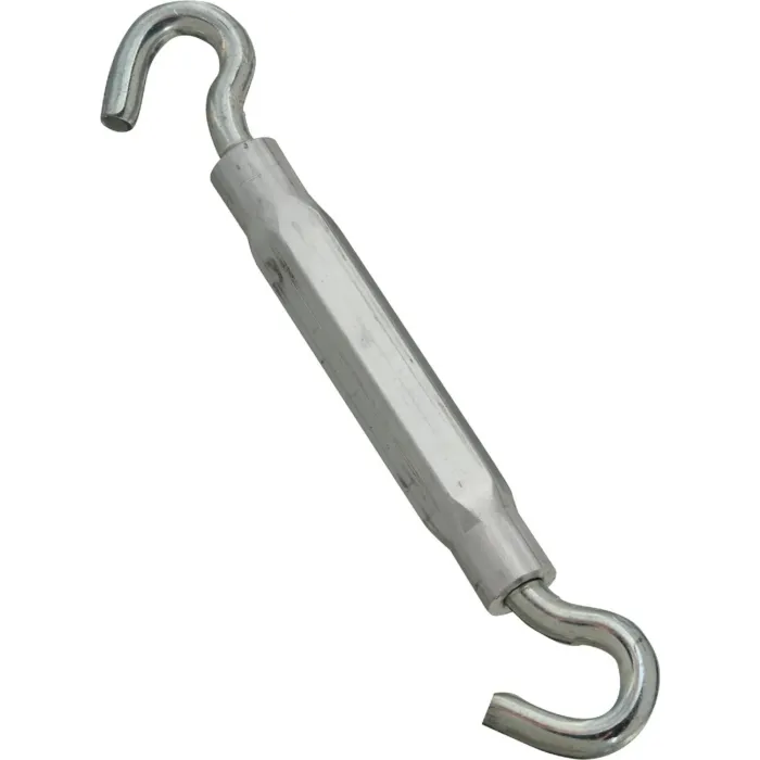 National Hardware 5/16" x 9" Hook To Hook Turnbuckle, Zinc/Aluminum