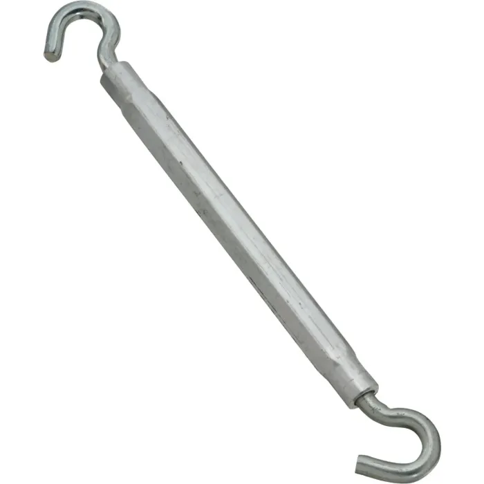 National Hardware 3/8" x 16" Hook To Hook Turnbuckle, Zinc/Aluminum