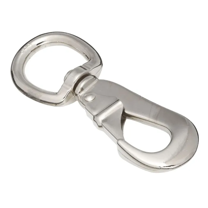 National Hardware Snap Hook, 165 lb Working Load, Zinc, Nickel