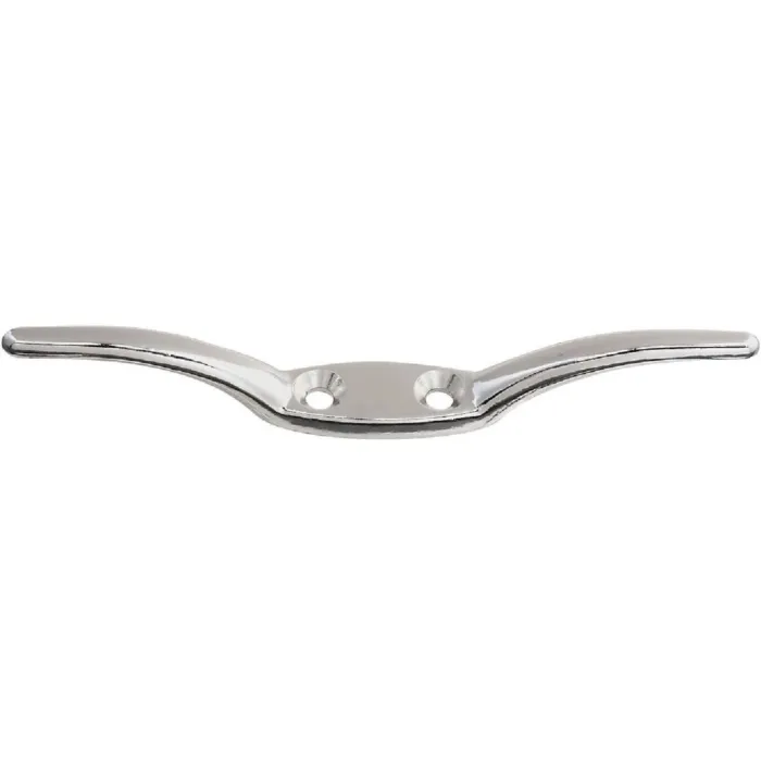 National 6 In. Nickel Rope Cleat