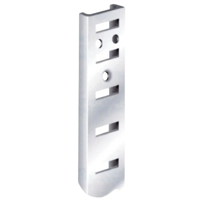 National Hardware Knape & Vogt 255 Series 72 In. Brass Mortise-Mount Pilaster Shelf Standard