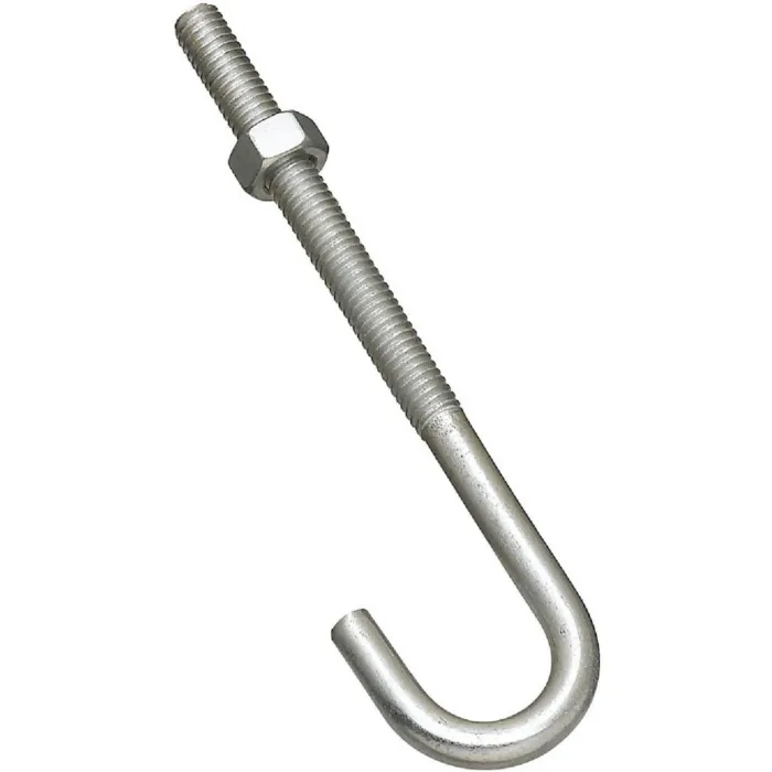 National Hardware Hook J-Bolt (Zinc) 5/16 x 5 in.