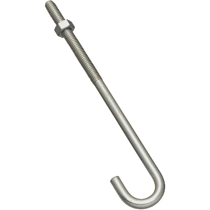 National Hardware Hook J-Bolt (Zinc) 5/16 x 7 in.