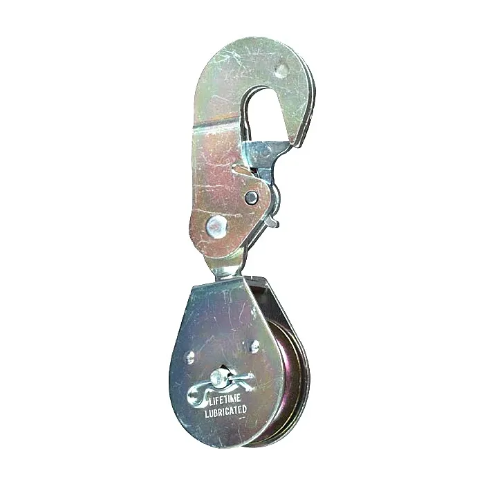 National Hardware Pulley, 3/8 in Rope, 480 lb Working Load, 2 in Sheave, Zinc